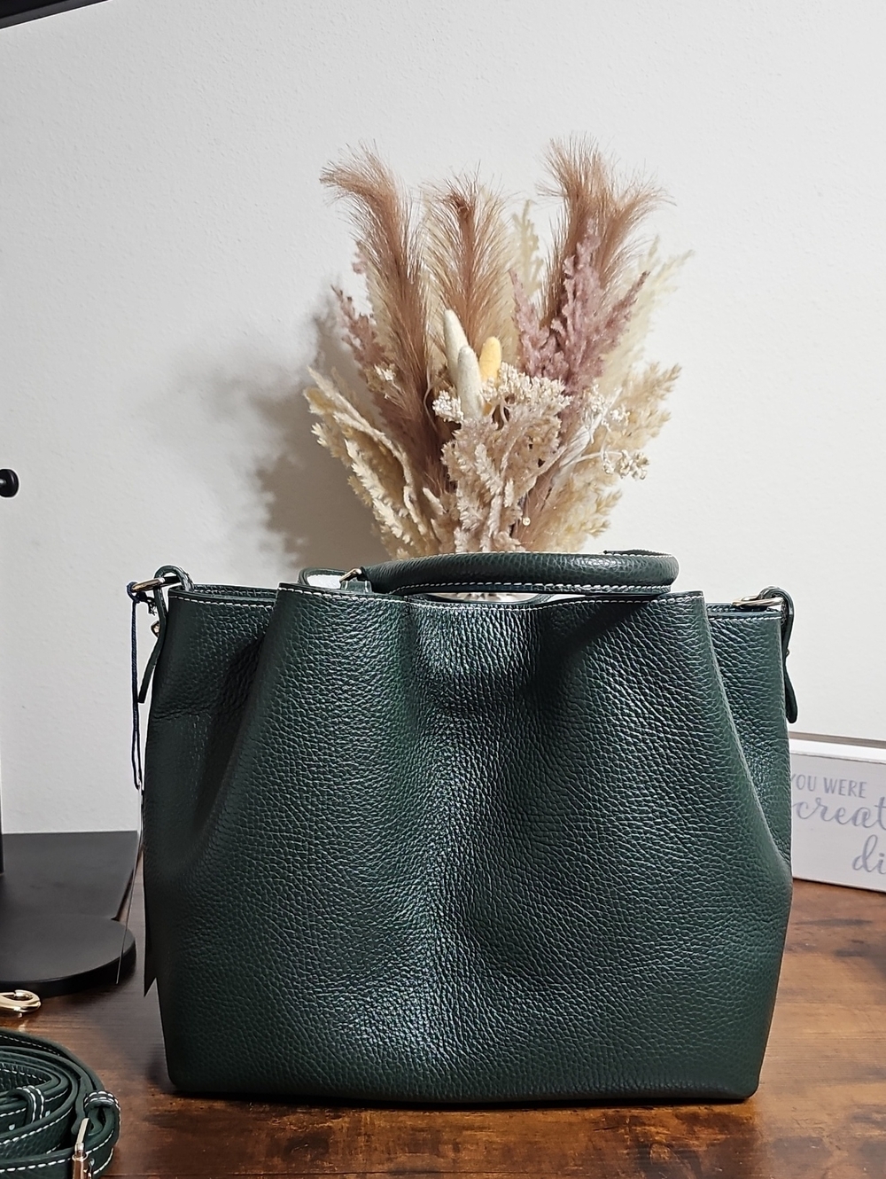 Dooney and Bourke Lucca Leather Barlow In IVY - Picture 5 of 10